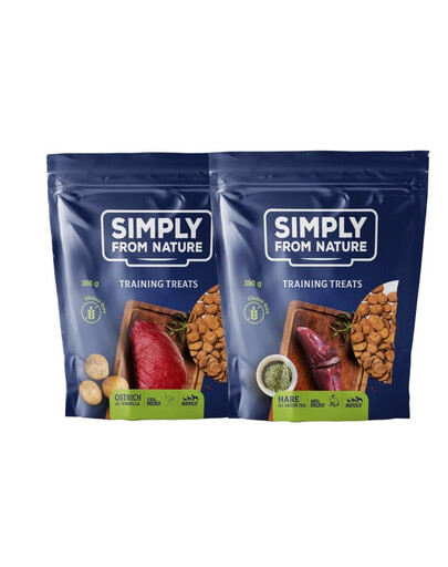 SIMPLY FROM NATURE - LOT Friandises d'entraînement - 300 g x 2 pièces