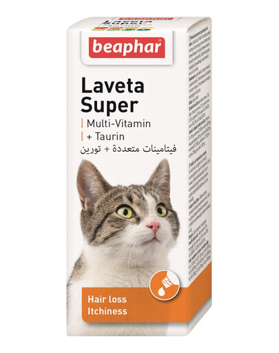 BEAPHAR Laveta Super Conditionneur de poils pour chats 50 ml