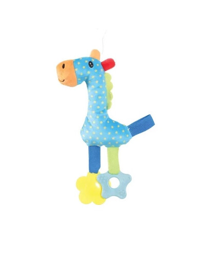 ZOLUX Puppy Rio - Jouet en peluche en forme de girafe bleue