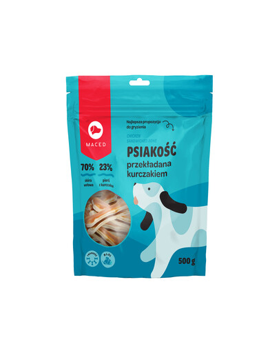 MACED Os garnis de poulet 15 cm 500 g