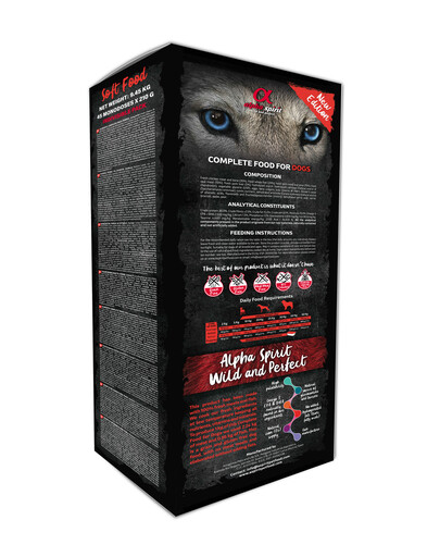 ALPHA SPIRIT Semi-moist Puppies - Croquettes complètes semi moelleuses pour chiots - 9 kg