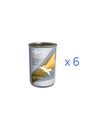 TROVET Urinary Struvite ASD aliments humides pour chiens 6 x 400g