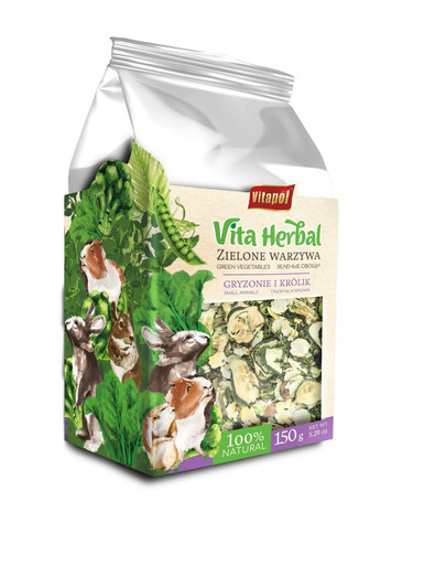 VITAPOL Légumes verts pour rongeurs 150g