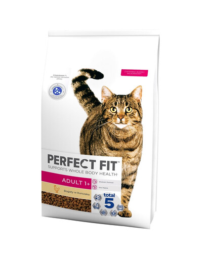 PERFECT FIT Adult 1+ Croquettes au poulet pour chats adultes 7 kg