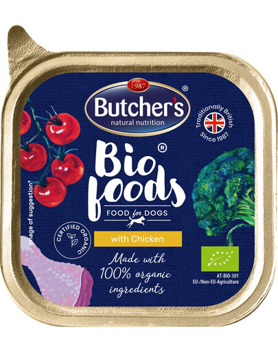 BUTCHER'S BIO foods Plateau de poulet 150 g