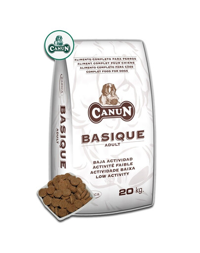 CANUN Basique 20 kg aliments secs pour chiens âgés et matures