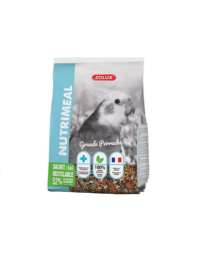 ZOLUX NUTRIMEAL 3 mix pour grands perroquets 800 g