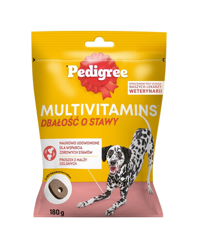 PEDIGREE Multivitamins Joint Care Poulet nourriture complémentaire pour les articulations des chiens adultes 180 g