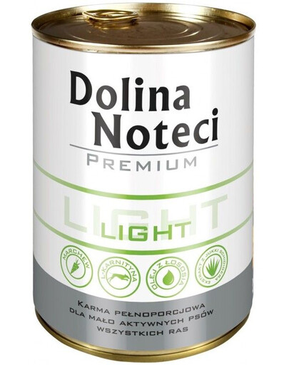 DOLINA NOTECI Premium Light - pour chiens qui ne sont pas très actifs, en surpoids et obèses - 400g