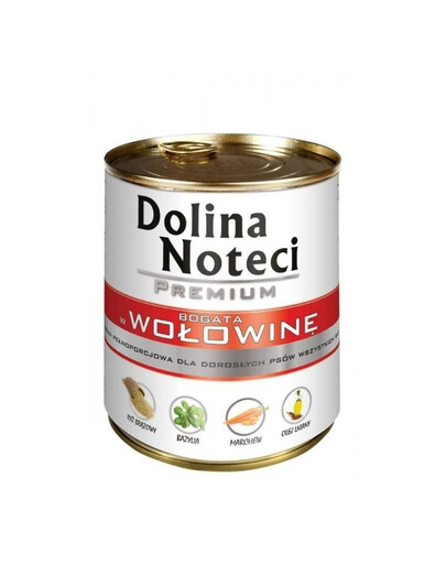 DOLINA NOTECI Premium - Riche en viande de bœuf pour chiens adultes - 400g