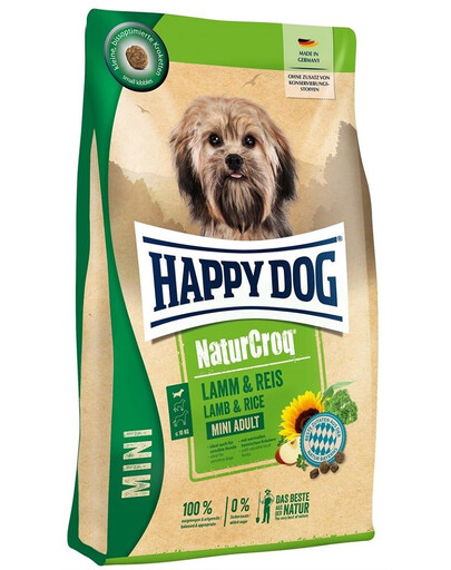 HAPPY DOG NaturCroq Mini Lamm & Reis 4kg Agneau et riz