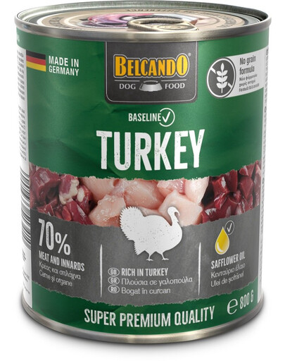 BELCANDO Baseline Dinde 800g