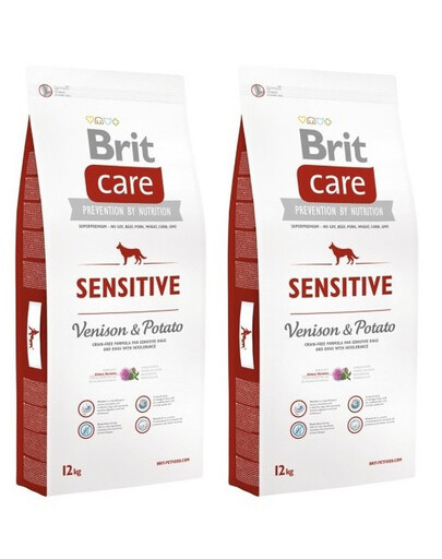 BRIT Care Sensitive venison & potato 2 x 12 kg