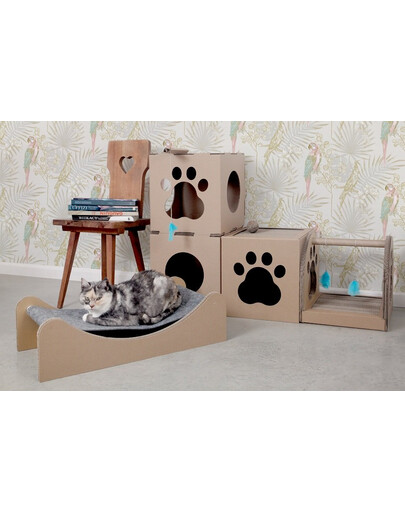 CARTON+ PETS Fun Park Jouet griffoir pour chat