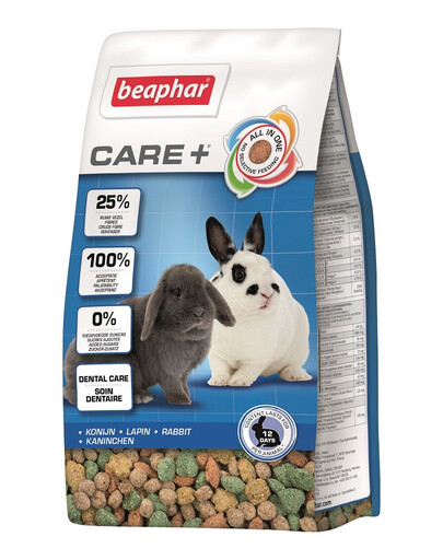BEAPHAR Care+ Rabbit 5 kg Aliment Super Premium pour lapins