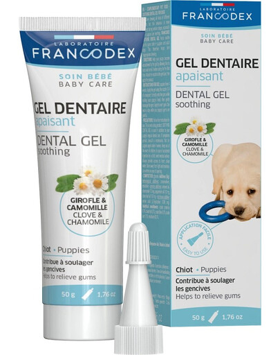 FRANCODEX Gel dentaire apaisant pour chiots 50 g
