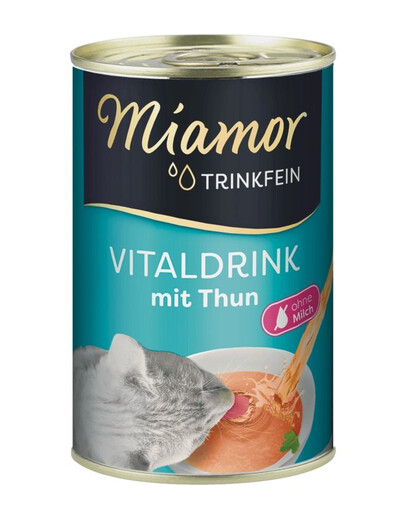 MIAMOR Trinkfein Soupe de thon pour chats 135 g