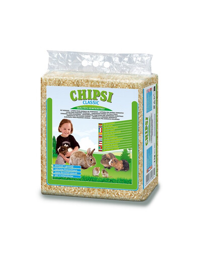 JRS Chipsi Classic 1 kg Litière à base de copeaux de bois