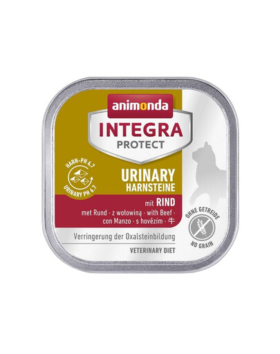 ANIMONDA Integra Protect Urinary Oxalate with Beef 100 g au boeuf - pour chats adultes avec calculs urinaires