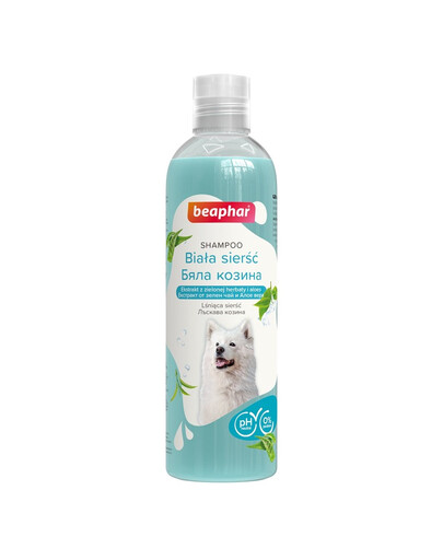 BEAPHAR Shampoo White Dod 250 ml pour poils blancs pour chiens