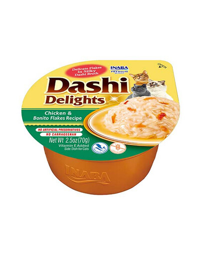 INABA Cat Dashi Delights - poulet et thon bonite - 70 g