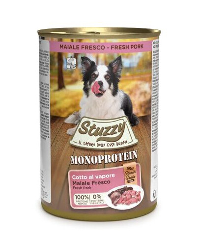 STUZZY Nourriture humide monoprotéinée avec Porc 0.4KG