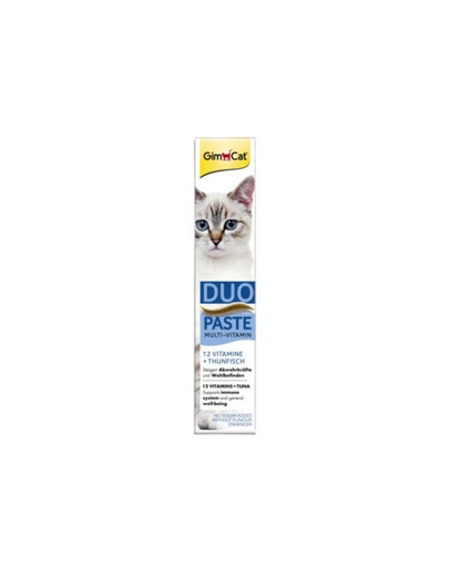 GIMCAT Duo Multi-Vitamin Paste - Pâte multivitaminée - 50 g