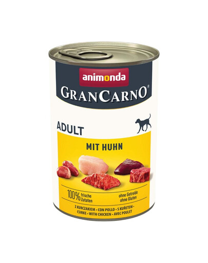 ANIMONDA Grancarno 400 g nourriture sans céréales pour chiens