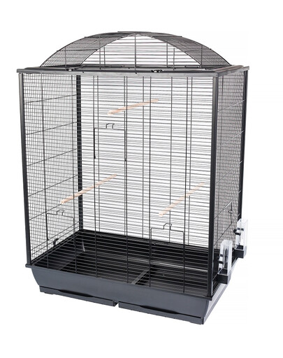 INTERZOO Nicola XL Cage à oiseaux 78 cm noir