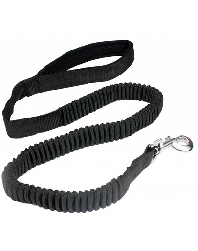 PET NOVA Laisse BUNGEE 120-180cm/2,5 cm noir