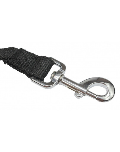 PET NOVA Laisse BUNGEE 120-180cm/2,5 cm noir