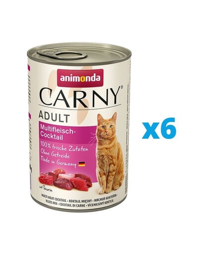 ANIMONDA Carny cocktail de viandes 6 x 800 g