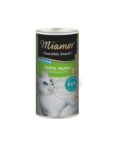MIAMOR Sensible Snack Kitten Chicken Pure - friandises au poulet pour chatons - 30g