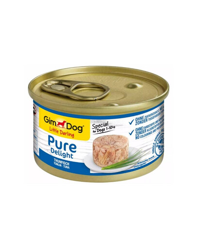 GIMDOG Pure Delight Tuna - Thon pour chiens de petites races - 85 g