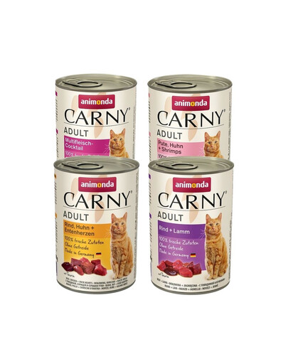 ANIMONDA Carny Melange des saveurs 4 x 400 g