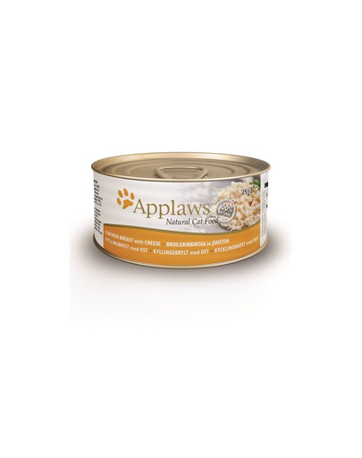APPLAWS Cat poulet au fromage pour chats 24x70g