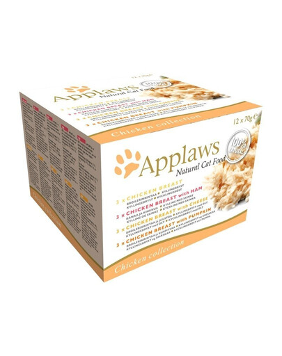 APPLAWS Cat Tin Multipack Chicken Collection 4x(12x70g)