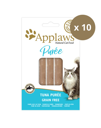 APPLAWS Cat - Friandises de purée de thon - 10 x (8 x 7g)