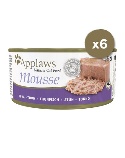 APPLAWS Cat Mousse Tin Tuna 6 x 70 g