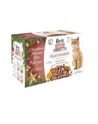 BRIT Care Cat Christmas Multipack (12+1) x 85 g