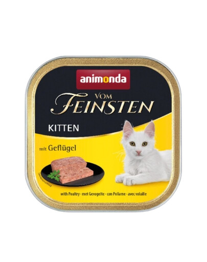 ANIMONDA Vom Feinsten volaille 100 g pour chatons