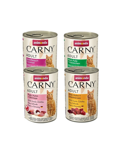 ANIMONDA Carny Melange des saveurs 4 x 400 g