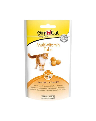 GIMCAT Every Day Tabs Multi-Vitamin - vitamines pour chats - 40 g