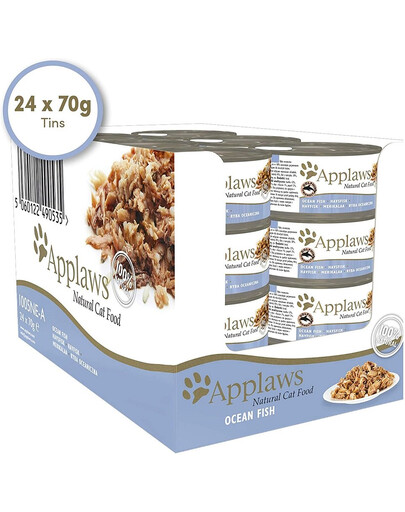 APPLAWS Cat Tin Ocean Fish - poissons océaniques - 24x70g
