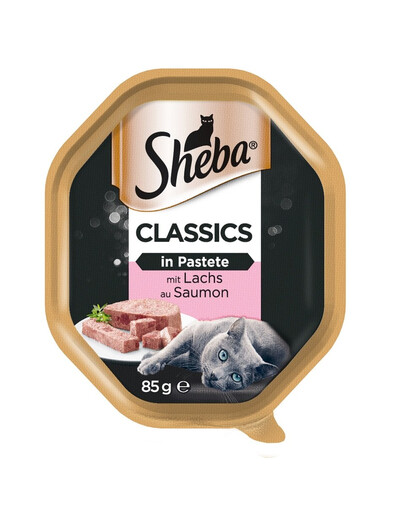 SHEBA Classics 85gx22 Pâté avec du saumon