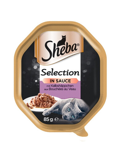 SHEBA Selection in sauce 22x85g Viande de veau