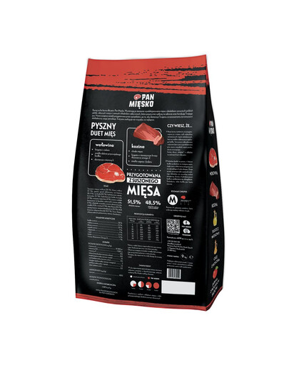 PAN MIĘSKO Bœuf et chèvre M 9 kg