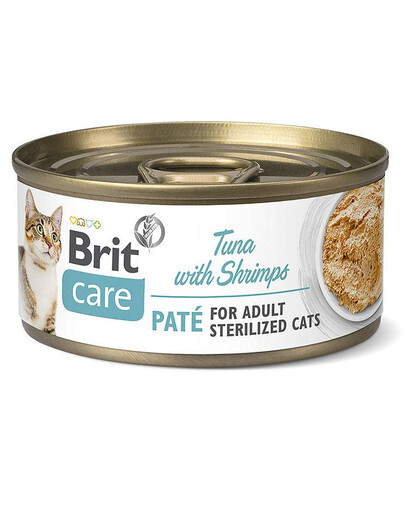 BRIT Care Cat Adult Sterilised Tuna with Shrimps 70 g