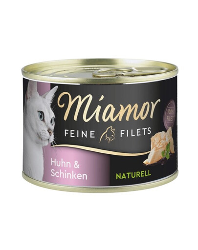 MIAMOR Feine Filets poulet et jambon dans sa propre sauce 156 g