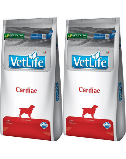 FARMINA Vet Life Dog Cardiac - nourriture pour chiens souffrant de problèmes cardiaques - 2x10 kg